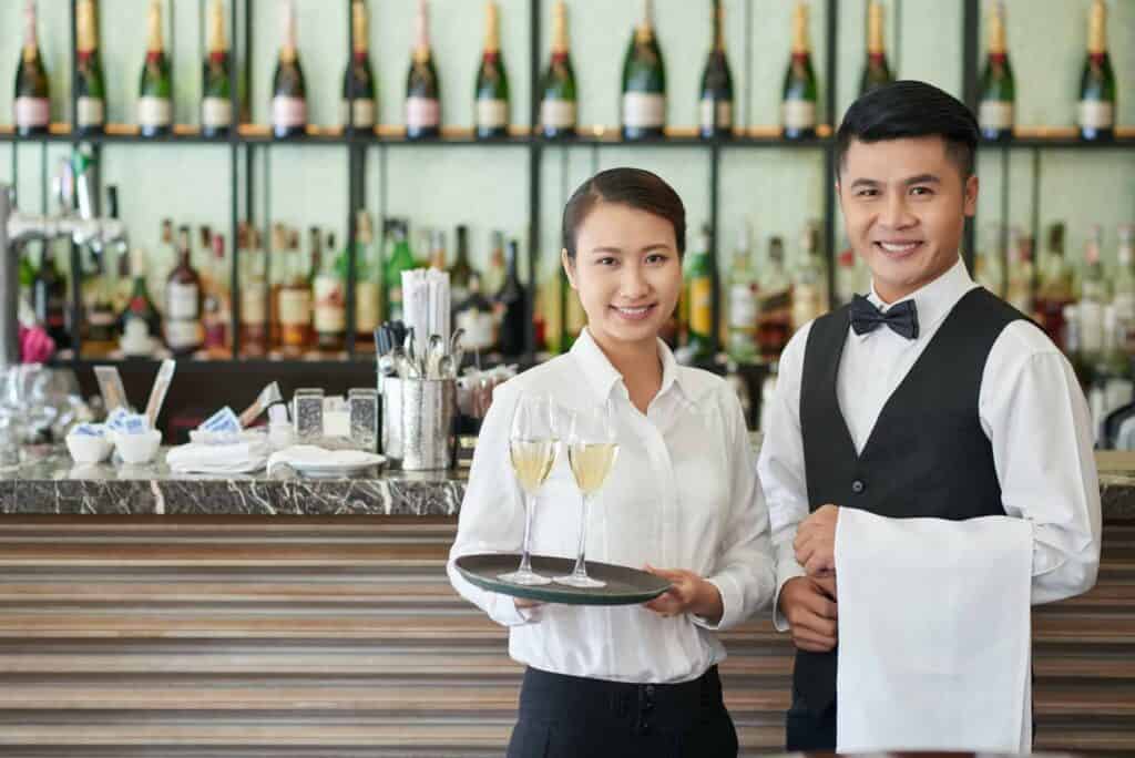 Restaurant waiters