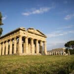 The ancient ruins of Paestum